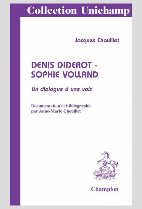 DENIS DIDEROT-SOPHIE VOLLAND. UN DIALOGUE À UNE VOIX