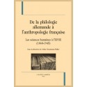 DE LA PHILOLOGIE ALLEMANDE À L'ANTHROPOLOGIE FRANÇAISE