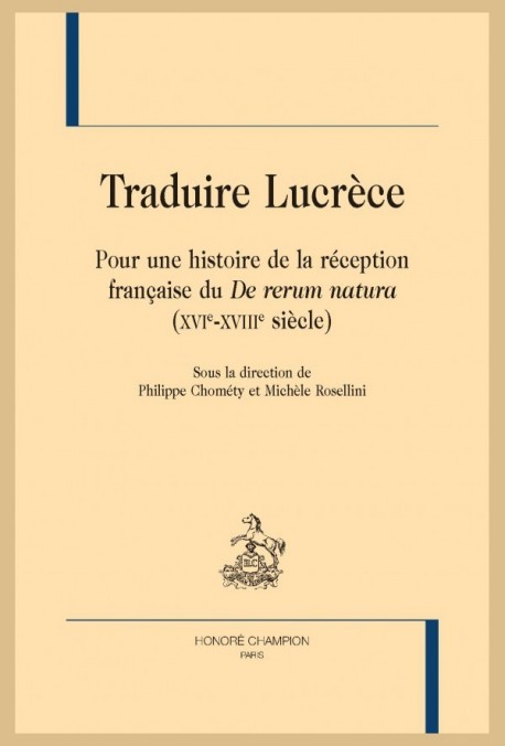 TRADUIRE LUCRÈCE