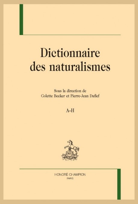 DICTIONNAIRE DES NATURALISMES