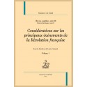 CONSIDÉRATIONS SUR LES PRINCIPAUX ÉVÉNEMENTS DE LA RÉVOLUTION FRANÇAISE