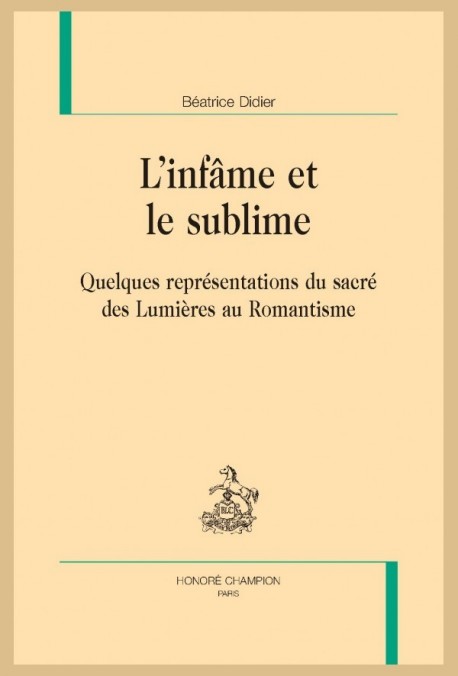 L'INFÂME ET LE SUBLIME