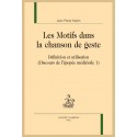 LES MOTIFS DANS LA CHANSON DE GESTE