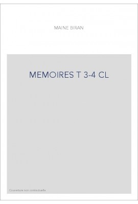 MEMOIRES T 3-4 CL
