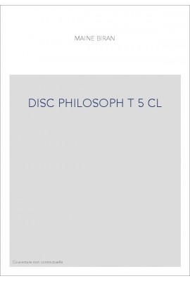 DISC PHILOSOPH T 5 CL