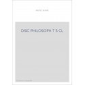 DISC PHILOSOPH T 5 CL