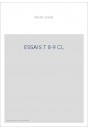 ESSAIS T 8-9 CL