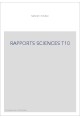 RAPPORTS SCIENCES T10