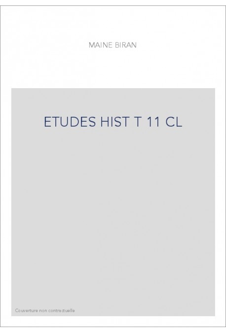 ETUDES HIST T 11 CL