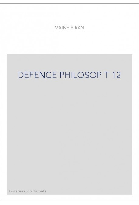 DEFENCE PHILOSOP T 12