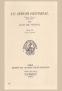 LE MIROIR HISTORIAL,  TOME I  (LIVRES I-IV)