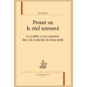 PROUST OU LE RÉEL RETROUVÉ