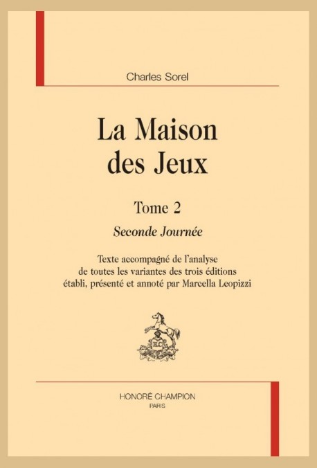 LA MAISON DES JEUX. TOME 2. SECONDE JOURNÉE.