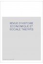 REVUE D'HISTOIRE ECONOMIQUE ET SOCIALE T48(1970)