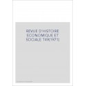 REVUE D'HISTOIRE ECONOMIQUE ET SOCIALE T49(1971)