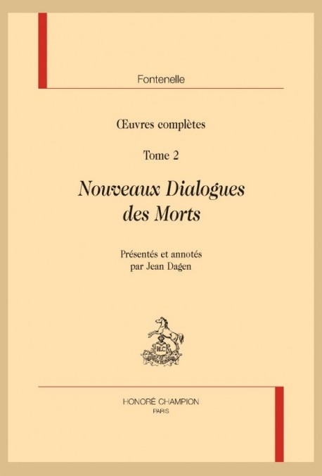 ŒUVRES COMPLÈTES . TOME 2. NOUVEAUX DIALOGUES DES MORTS
