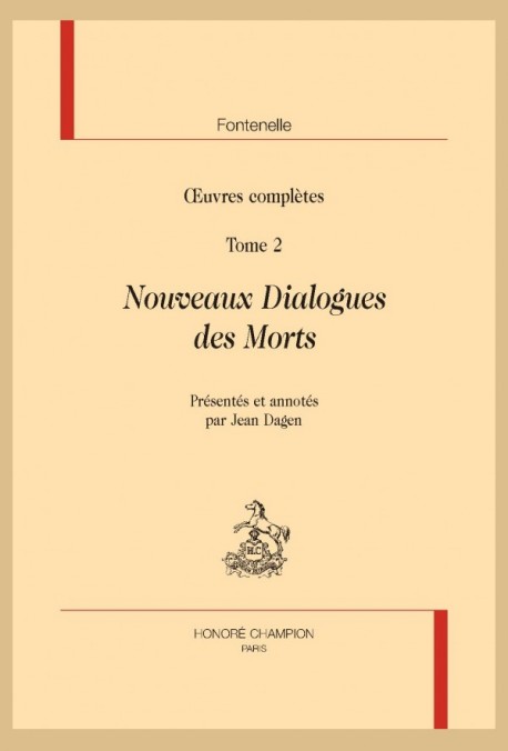 ŒUVRES COMPLÈTES . TOME 2. NOUVEAUX DIALOGUES DES MORTS