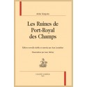 LES RUINES DE PORT-ROYAL DES CHAMPS