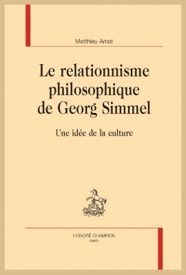 LE RELATIONNISME PHILOSOPHIQUE DE GEORG SIMMEL