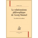 LE RELATIONNISME PHILOSOPHIQUE DE GEORG SIMMEL