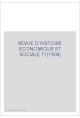 REVUE D'HISTOIRE ECONOMIQUE ET SOCIALE T1(1908)