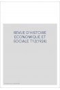 REVUE D'HISTOIRE ECONOMIQUE ET SOCIALE T12(1924)