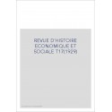 REVUE D'HISTOIRE ECONOMIQUE ET SOCIALE T17(1929)