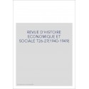 REVUE D'HISTOIRE ECONOMIQUE ET SOCIALE T26-27(1940-1949)