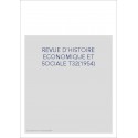 REVUE D'HISTOIRE ECONOMIQUE ET SOCIALE T32(1954)