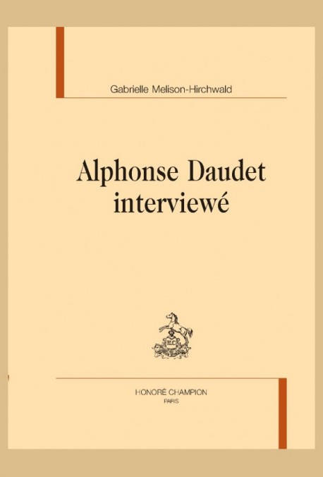 ALPHONSE DAUDET INTERVIEWÉ