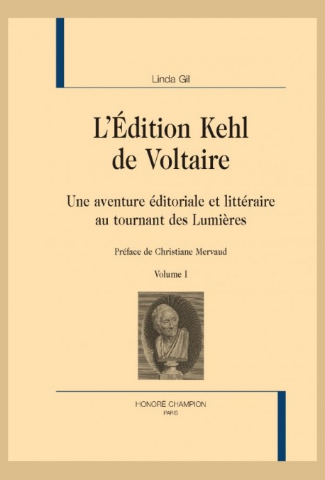 L'ÉDITION KEHL DE VOLTAIRE