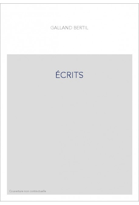 ÉCRITS