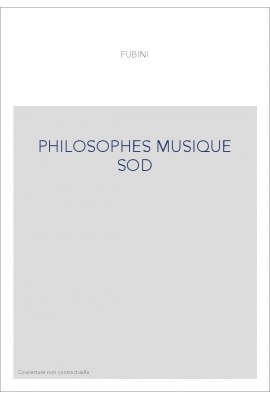 PHILOSOPHES MUSIQUE SOD