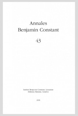 ANNALES BENJAMIN CONSTANT 43