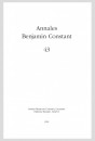 ANNALES BENJAMIN CONSTANT 43