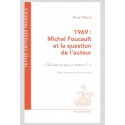 1969 : MICHEL FOUCAULT ET LA QUESTION DE L'AUTEUR