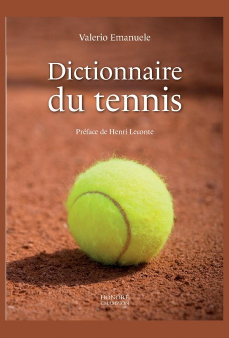 DICTIONNAIRE DU TENNIS