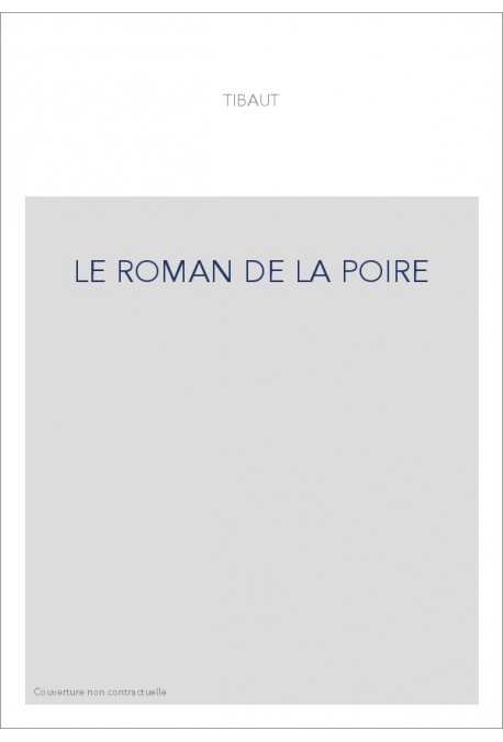 LE ROMAN DE LA POIRE