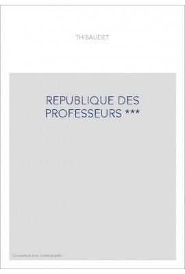 REPUBLIQUE DES PROFESSEURS ***