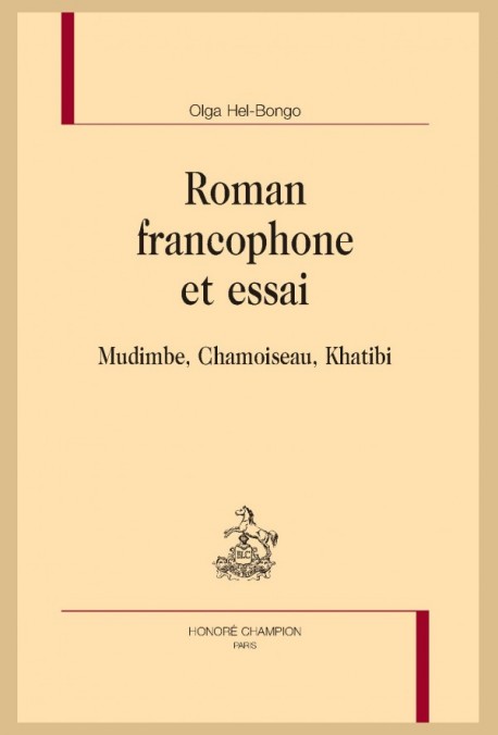 ROMAN FRANCOPHONE ET ESSAI