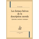 LES FORMES BRÈVES DE LA DESCRIPTION MORALE