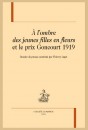 "À L'OMBRE DES JEUNES FILLES EN FLEURS" ET LE PRIX GONCOURT 1919