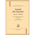 JOURNAL DES GONCOURT  TOME IV :  1865-1868