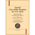 JOURNAL D'UN RABBIN LITUANIEN DU XVIIIE SIÈCLE, ATTRIBUÉ AU RABBIN SHLOMO DAVID DE RADOSHKOVITCHI