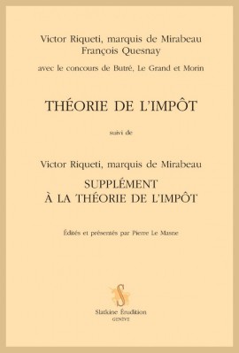 THÉORIE DE L'IMPÔT