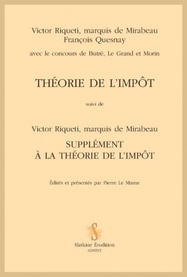 THÉORIE DE L'IMPÔT