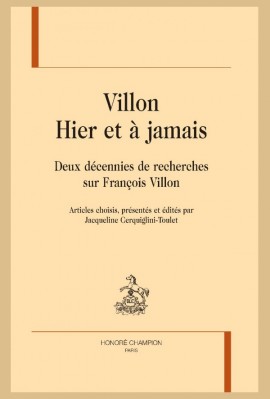 VILLON. HIER ET À JAMAIS