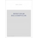REPERTORIUM BIBLIOGRAPHICUM.