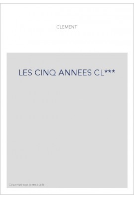 LES CINQ ANNEES CL***