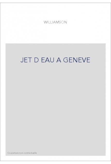 JET D EAU A GENEVE